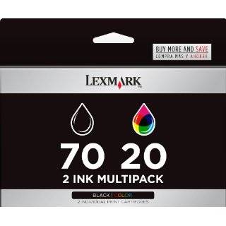 Lexmark Twin Pack #70 Black and #20 Color Print Cartridges (15M2328)