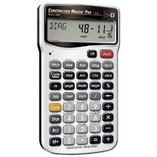   4065 Construction Master Pro Advanced Construction Math Calculator