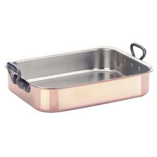   Style 16 by 12 Inch, 8 1/2 Quart Copper Roasting Pan