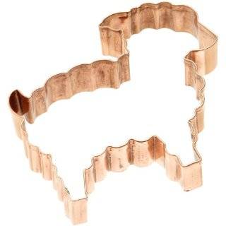 Old River Road Lamb Shape Cookie Cutter, Copper