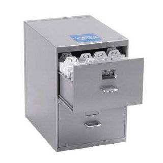   File Cabinet for Business Cards with Built in Digital Clock, PI 9617