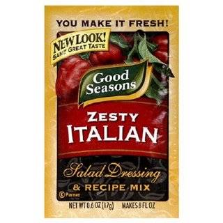 Good Seasons Salad Dressing & Recipe Mix, Zesty Italian, .6 Ounce 