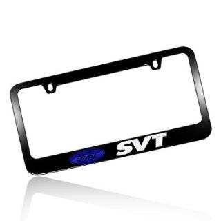 Ford SVT Black Metal License Plate Frame