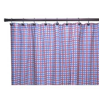   Shower Curtain, Seafoam Charlestown Check Bathroom Shower Curtain